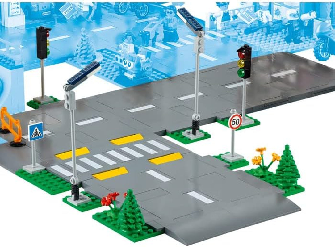 LEGO City Road Korsning med trafikljus Byggset med Glow-in-the-Dark-klossar 60304 Byggset Besuche den LEGO-Store