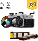 LEGO Creator 3In1 retrokameraleksak, videokamera, tv-apparat, skrivbordsdekorationer för barn eller sovrumstillbehör, fotopresenter för flickor och pojkar 8 år gamla 31147 Byggset Besuche den LEGO-Store