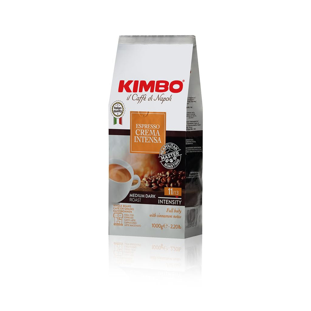 Hela kaffebönor Crema Intensa, medelrostad, 1 kg påse