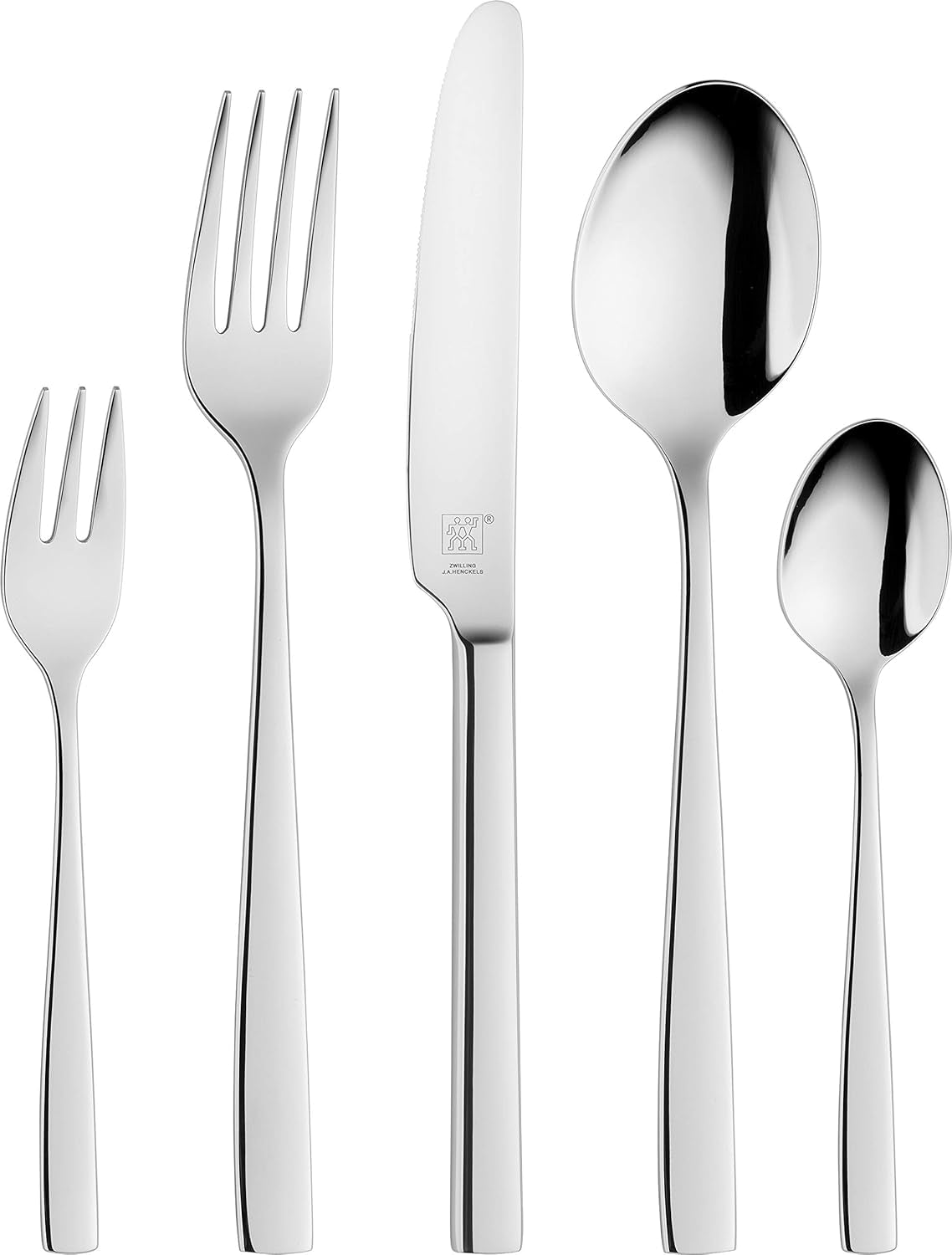 ZWILLING Roseland bestickset, 60 delar, för 12 personer, rostfritt stål 18/10 Kitchen Naty Shop