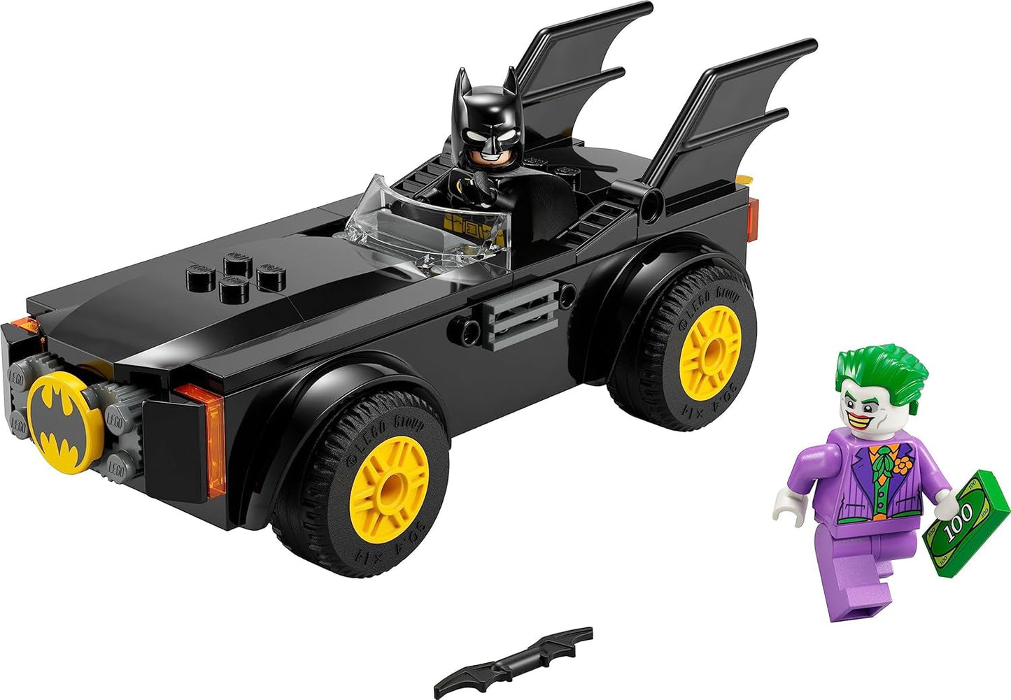 LEGO 76264 DC Chase in the Batmobile: Batman Vs. Joker leksaksbilsset, Superhjältestartset med 2 minifigurer, Leksak för förskolebarn, pojkar, flickor i åldern 4+, Snabb att montera Byggset Besuche den LEGO-Store