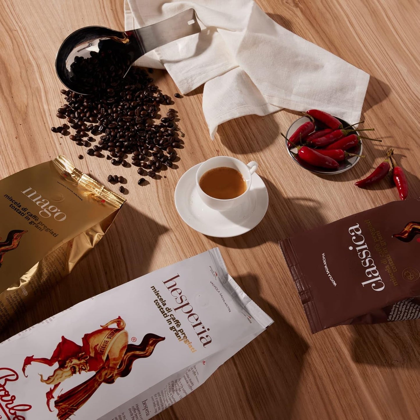 Caffè Barbera - Kaffekit med 3 blandningar - 1870