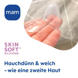 MAM Stillhütchen Größe S (Ø 17 Mm) Im 2Er-Set, Extra Weiche Brusthütchen Zum Schutz Beim Stillen, Brustwarzenschutz Für Maximalen Hautkontakt Zwischen Mutter Und Kind Accessories Mat och Amning Bebe Naty Shop