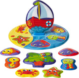 Playgro badbok - Vattenleksaker - Barnleksaker - Leksaker - Småbarn - Barnvattenleksaker - Barnbadbok - färgglada Leksaker Bebe Naty Shop Badpussel