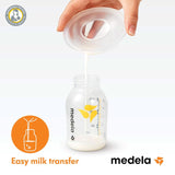 Medela Milk Collection Shells - BPA-, Tillverkad av mjuk, flexibel silikon, Inkluderar 2 st Tillbehör Mat och Amning Bebe Naty Shop