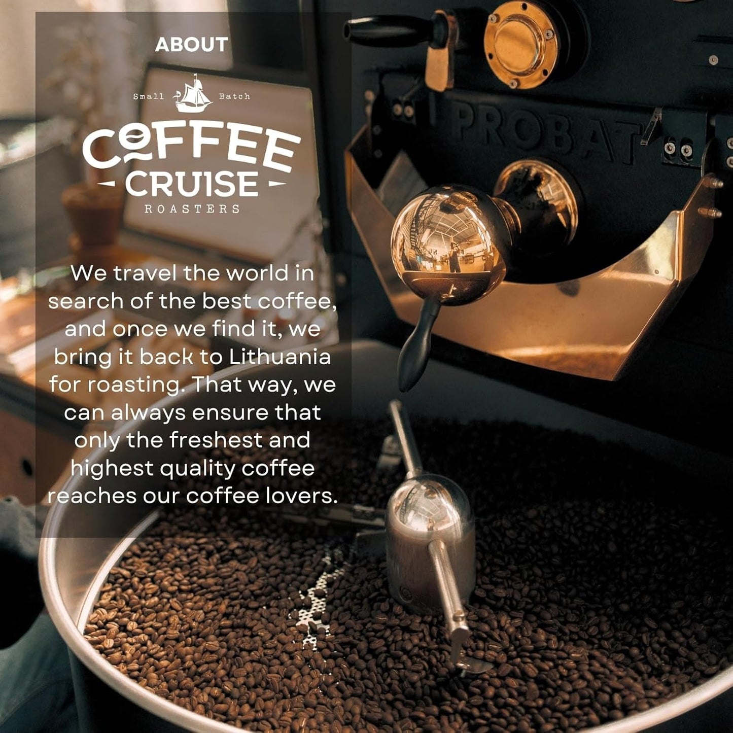 COFFEE CRUISE Sweet Brazil Brasilianische Kaffeebohnen 1kg - Mittlere Röstung - Aroma Kakao und Schokolade - Für All Kaffeemaschinen - 100% arabiska