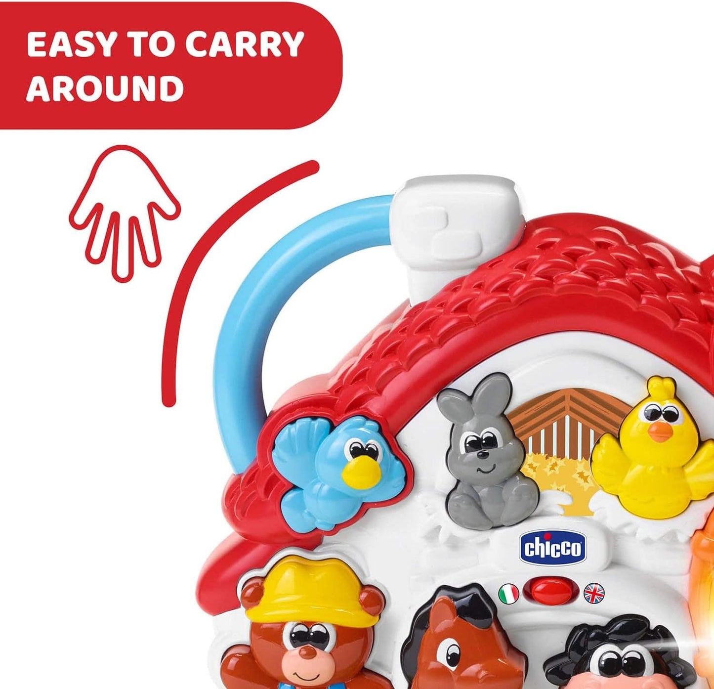 Chicco Ma New Farm, tvåspråkig, stapelbar Naty Shop Baby Toys