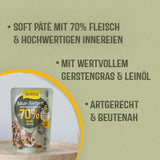 GimCat Near Nature Trial Mix 12-pack - Våtkornsfritt foder för katter från 7 månader med ett lämpligt och bytesspecifikt recept - 12 påsar (12 x 85g)