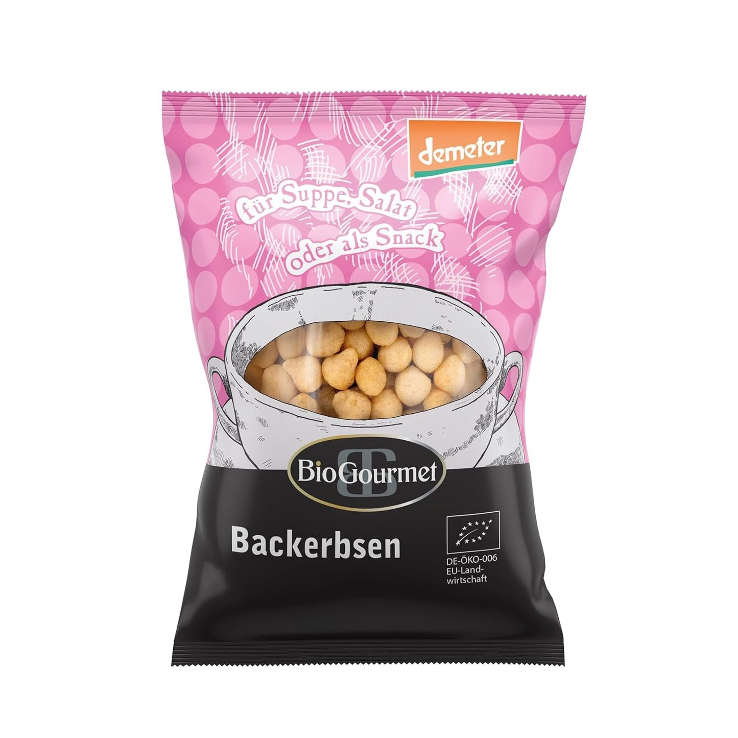 BioGourmetkrutonger med örter, till soppa, sallad eller som mellanmål, ekologiska, Demeter, 100g