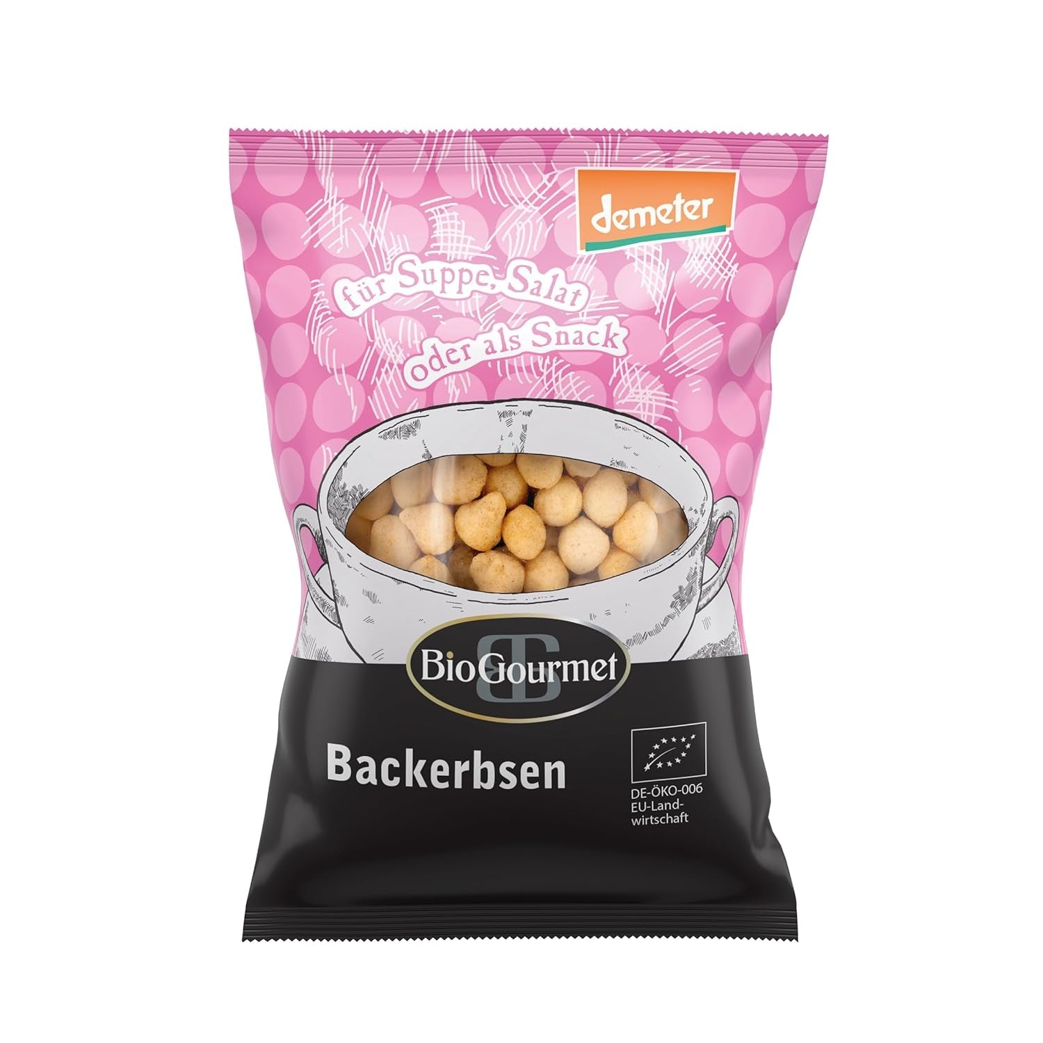 BioGourmetkrutonger med örter, till soppa, sallad eller som mellanmål, ekologiska, Demeter, 100g