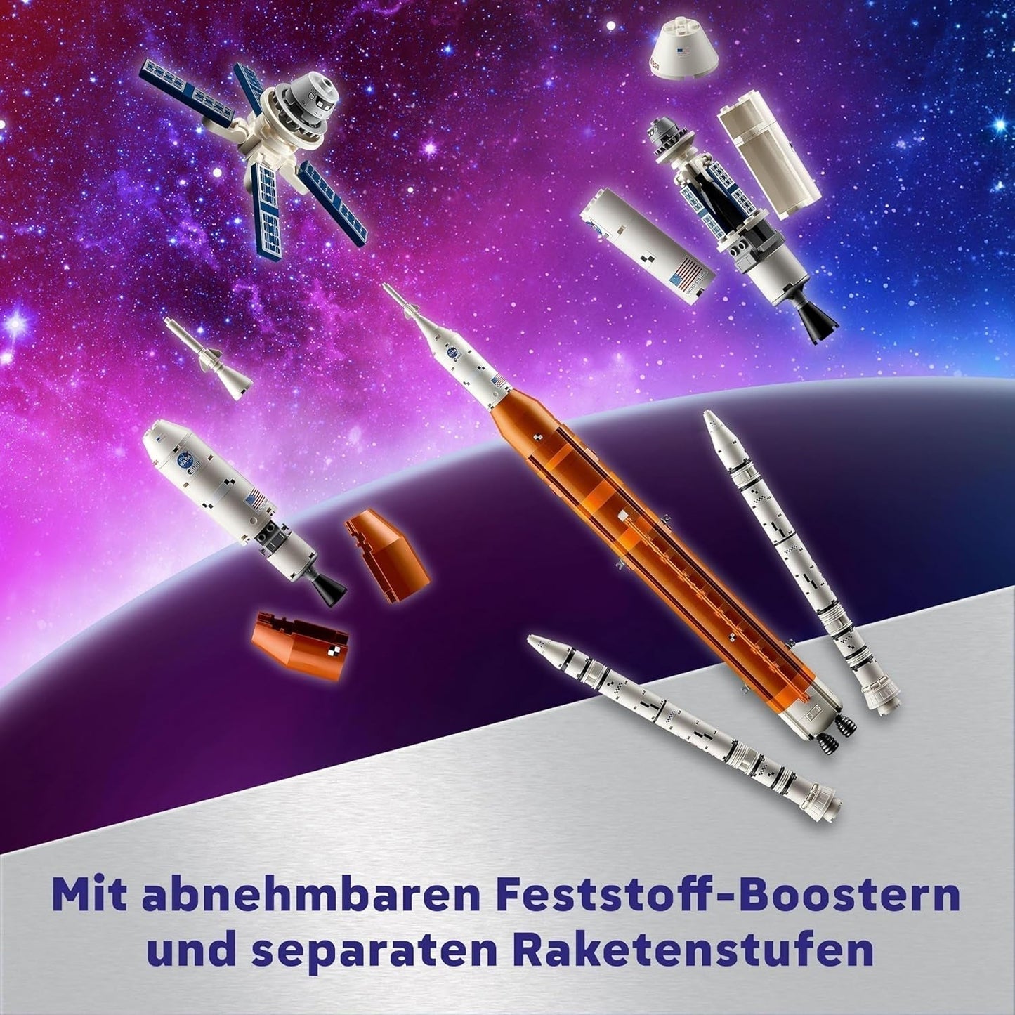 LEGO Icons NASA Artemis Launch Pad Present Vardagsrum eller kontorsinredning Vuxenbyggnadsset med Orion Space Capsel och Launch Pad samlarobjekt 10341 Byggset Besuche den LEGO-Store