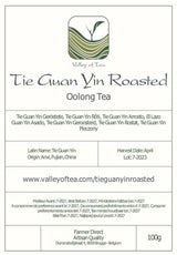 Tie Guan Yin Oolong Tea - Rostat blått te Ti Kuan Yin Kina - kinesiskt Wu Long Tea Tieguanyin - Blått te Olongh Tea Olongo Tea