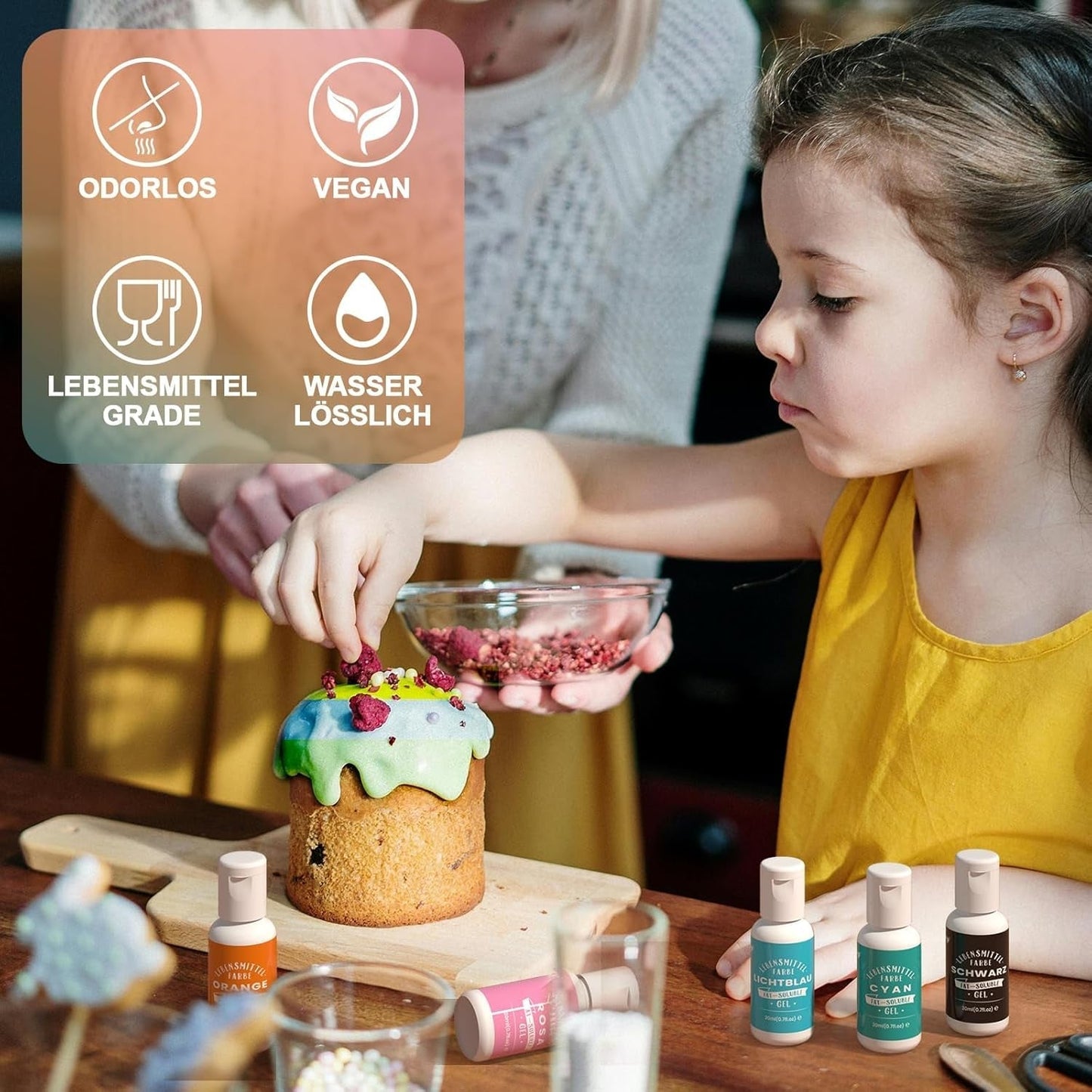 Blandning av oljor, oljebaserad rosa matfärg, högkoncentrerad, för choklad, fondant, kakor, kakbakning, macarons, DIY-tårtdekorering, degpålägg - 20 ml