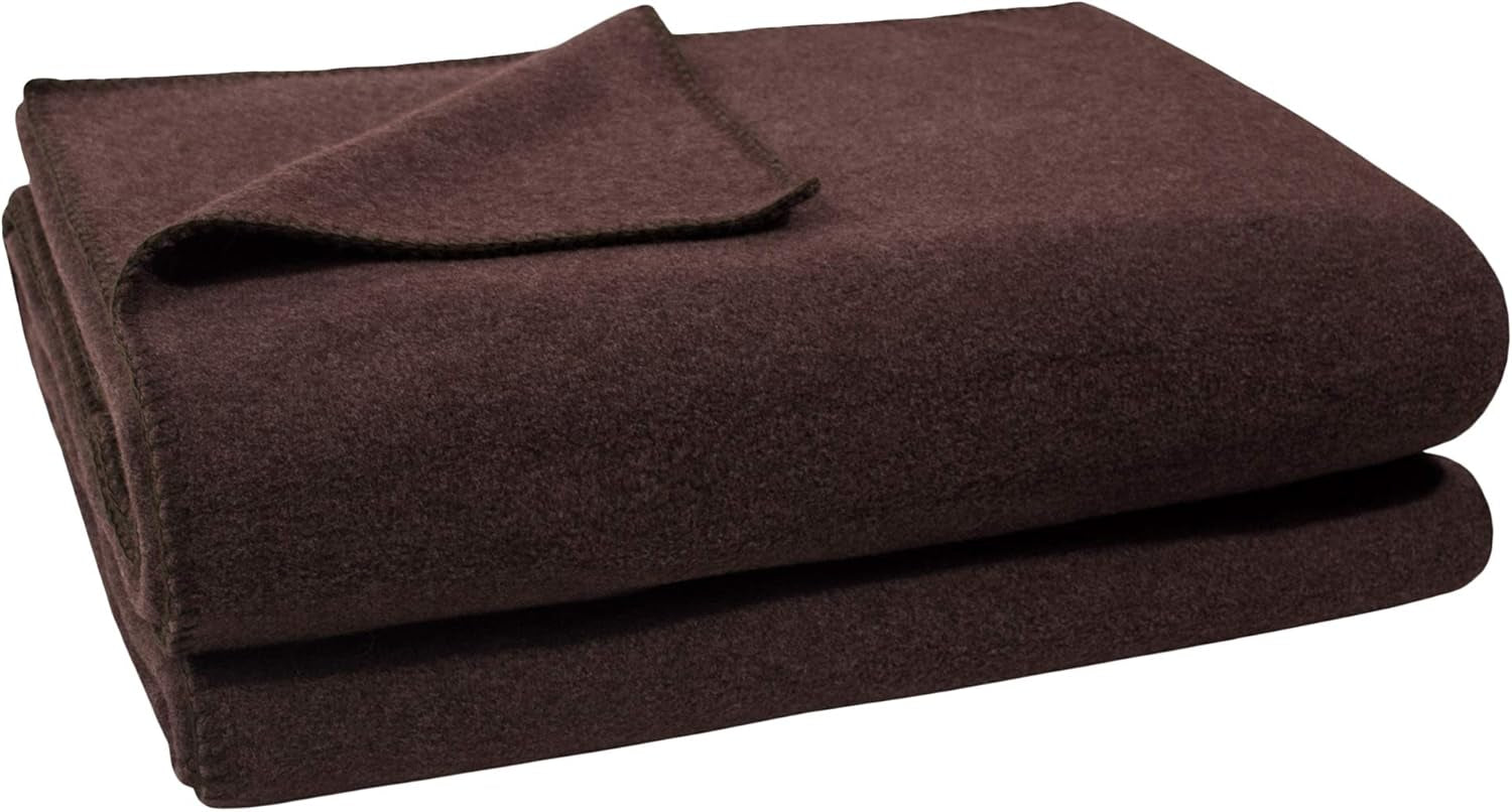 Zoepritz filt i färg: Röd, Tillverkad av 65% Polyester, 35% Viskos, Storlek: 160X200 Cm, 103291-235-160X200 Zoepritz Sängar och täcken Sedan 1828 880 mörkbrun 110X150 Cm