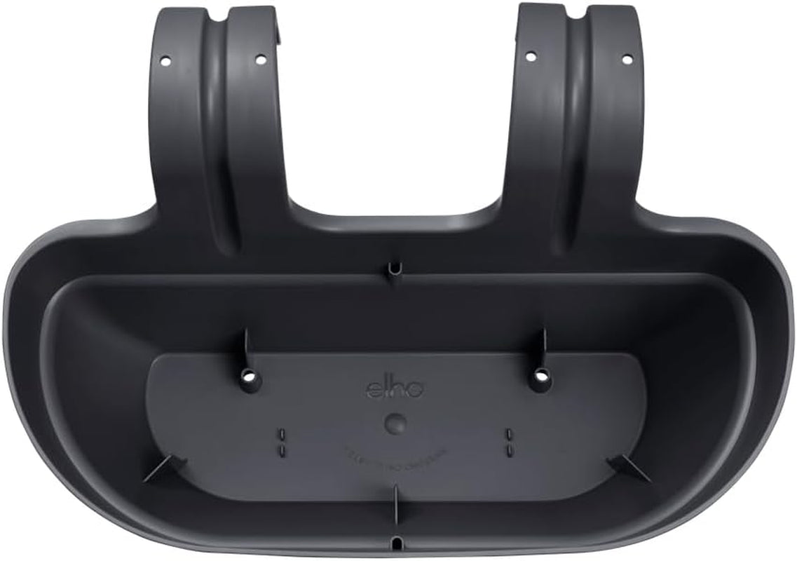 elho Vibia Campana Easy Hanger M 36 - Kruka för balkong och ute - Ø 36,0 x H 26,5 cm - Svart/Antracit