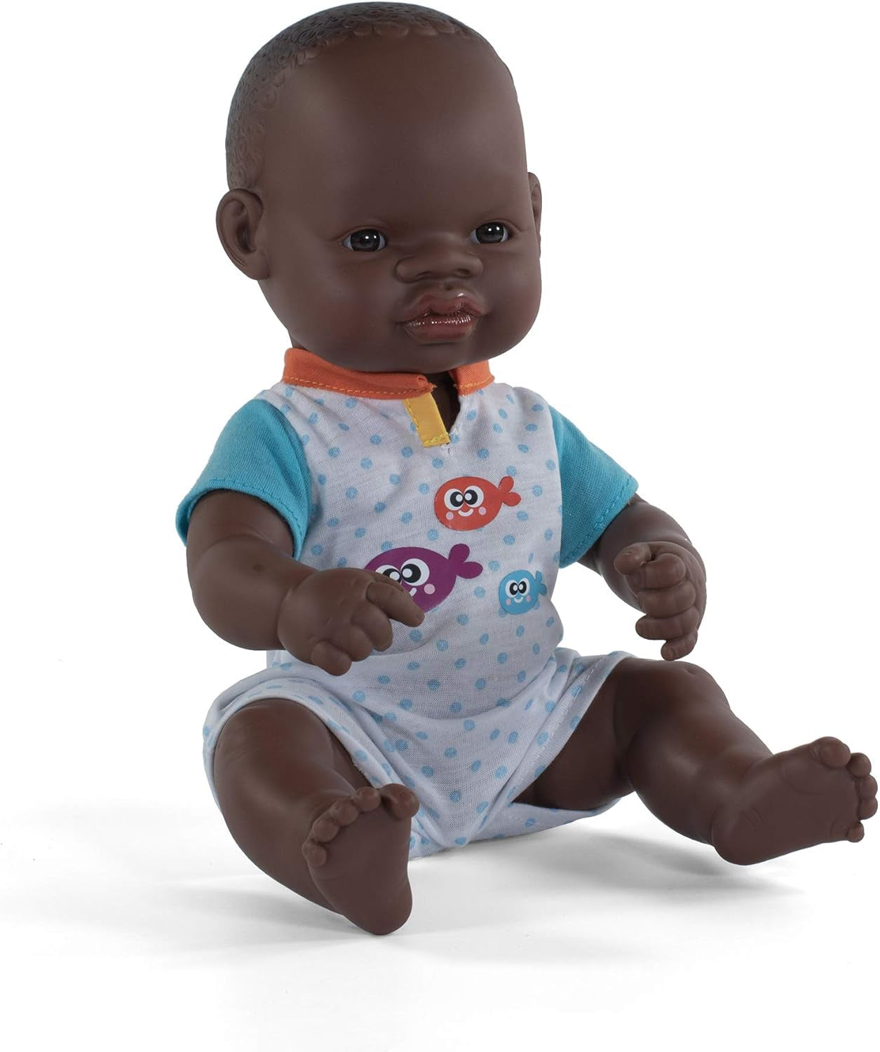 Miniland Babydocka, afrikansk pojke, 32 cm, anatomiskt korrekt