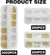 3400 Stück Goldene Und Silberne Sternperlen, Goldene Nagelanhänger, Zubehör Für Nagelschmuck, Schöne Sternnagelanhänger Für Nägel,Nagelkonst Rhinestones