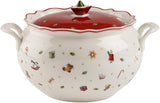 Villeroy & Boch Toy's Delight Terrine, 3 liter, premiumporslin, vit/röd