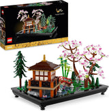 Lego Icons Garden of Silence - Vuxen Zen Botanisk trädgårdsset med lotusblomma - Anpassningsbar japanskt inspirerad skrivbordsdekoration - Present för kvinnor och män 10315 Byggset Besuche den LEGO-Store Garden