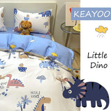 Sängkläder för barn, unisex, dinosaurier, bomull Sängkläder - barn Naty Shop