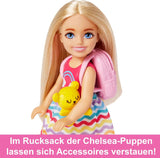 Barbie Chelsea docka och tillbehör 6-delad reseset för valp inklusive hundbur HJY17