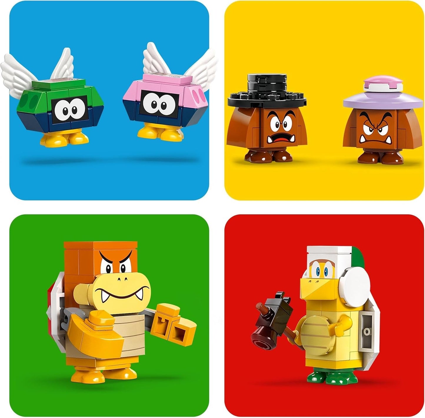 LEGO Super Mario Express Bowser Train Kids äventyrslekset med Hammer Brother 2 Gumbas och 2 Parapunctures Nintendo present för pojkar Flickor Spelare 71437 Byggset Besuche den LEGO-Store