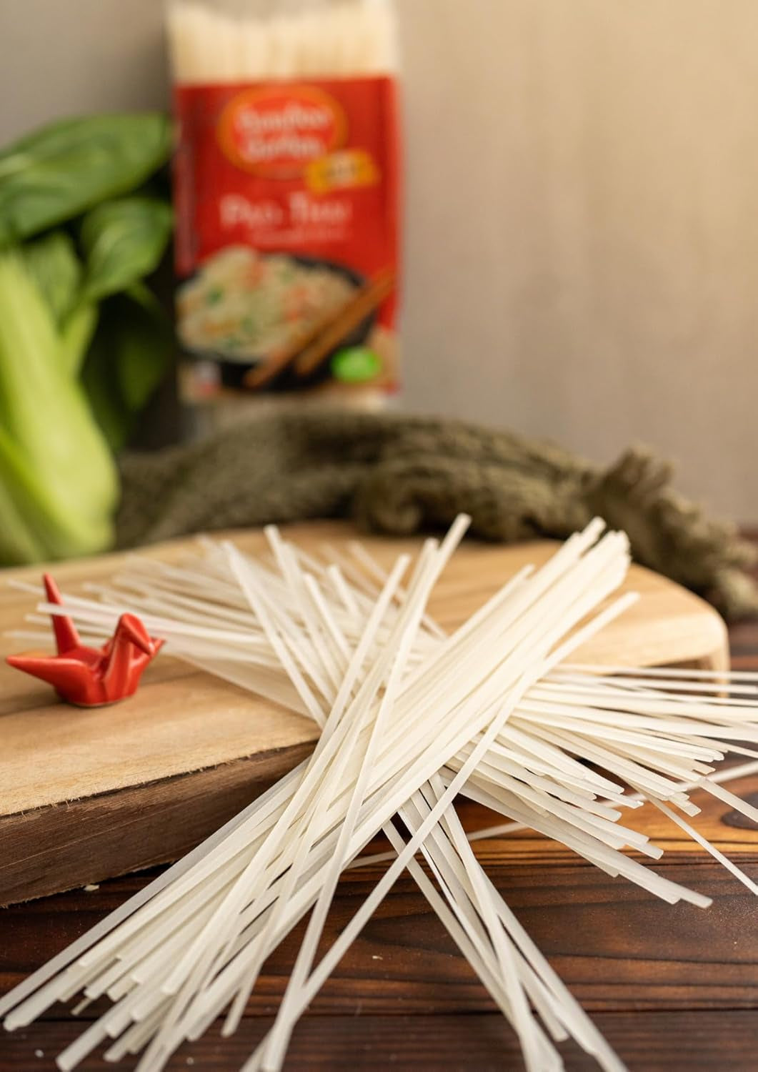 Bamboo Garden - Pad Thai risnudlar, för traditionella nudelrätter som Pad-Thai, Vegan, 1 x 300 g (paketets design kan variera)
