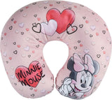 Tataway in Viaggio SI Grows - Disney Minnie Mouse Travel Kudde | Mjukt sammetslena material | Handtvättbar 30° | Fyllning med mikropärlor | Barnstol lämplig från 3 år, Rosa, one size, sammet Resekuddar Naty Shop Standardtitel