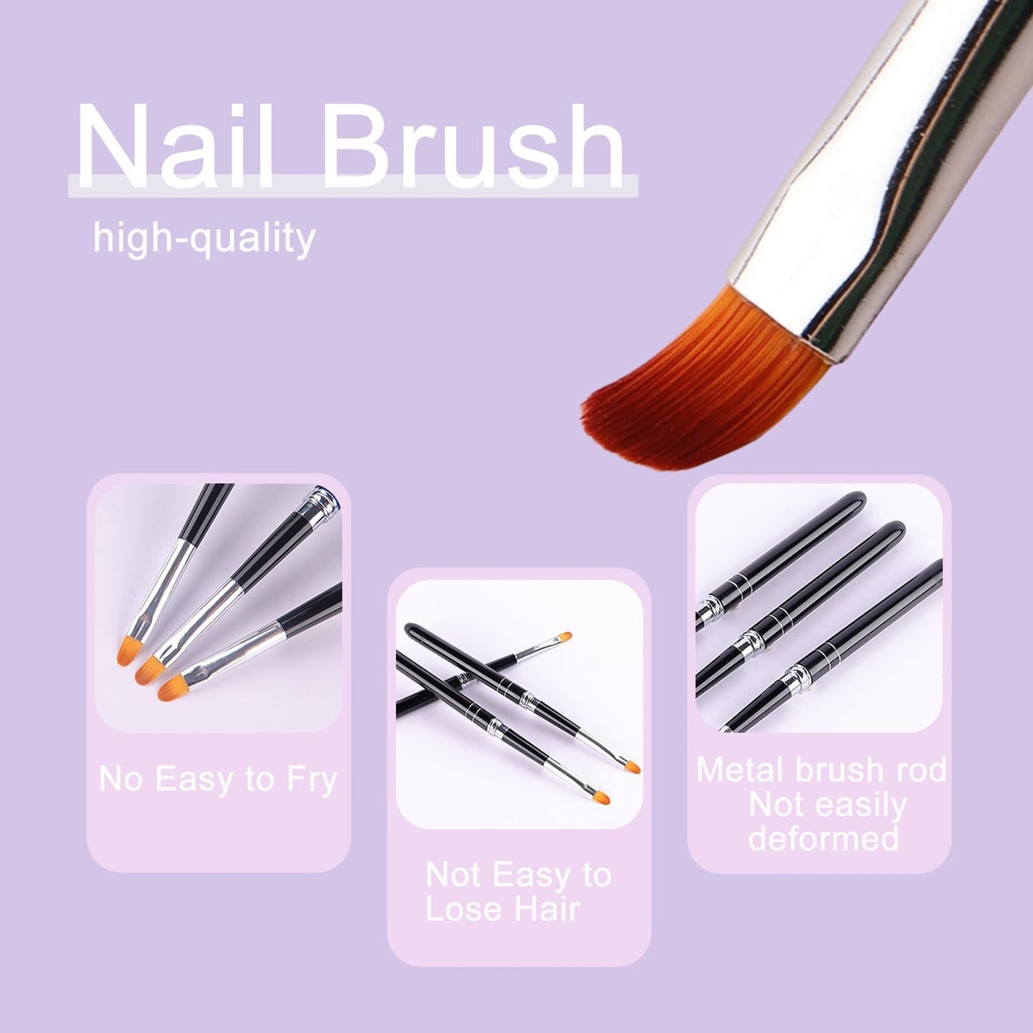 GZMAYUEN Poly Nail Gliding Solution 30ml * 2 Nail Extension Gel Flytande Poly Extension Gel - Enkel DIY Gliding Solution med borste