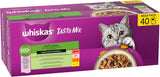 WHISKAS SMAKLIG MIX Nassfutter i sås für Katzen 40 x 85 g Chef's Choice