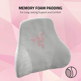 Razer Head Cushion - Nack- och huvudkudde för spelstolar (ergonomisk design, memory foam, mjukt svart sammetsöverdrag) Quartz Naty Shop Standardkuddar