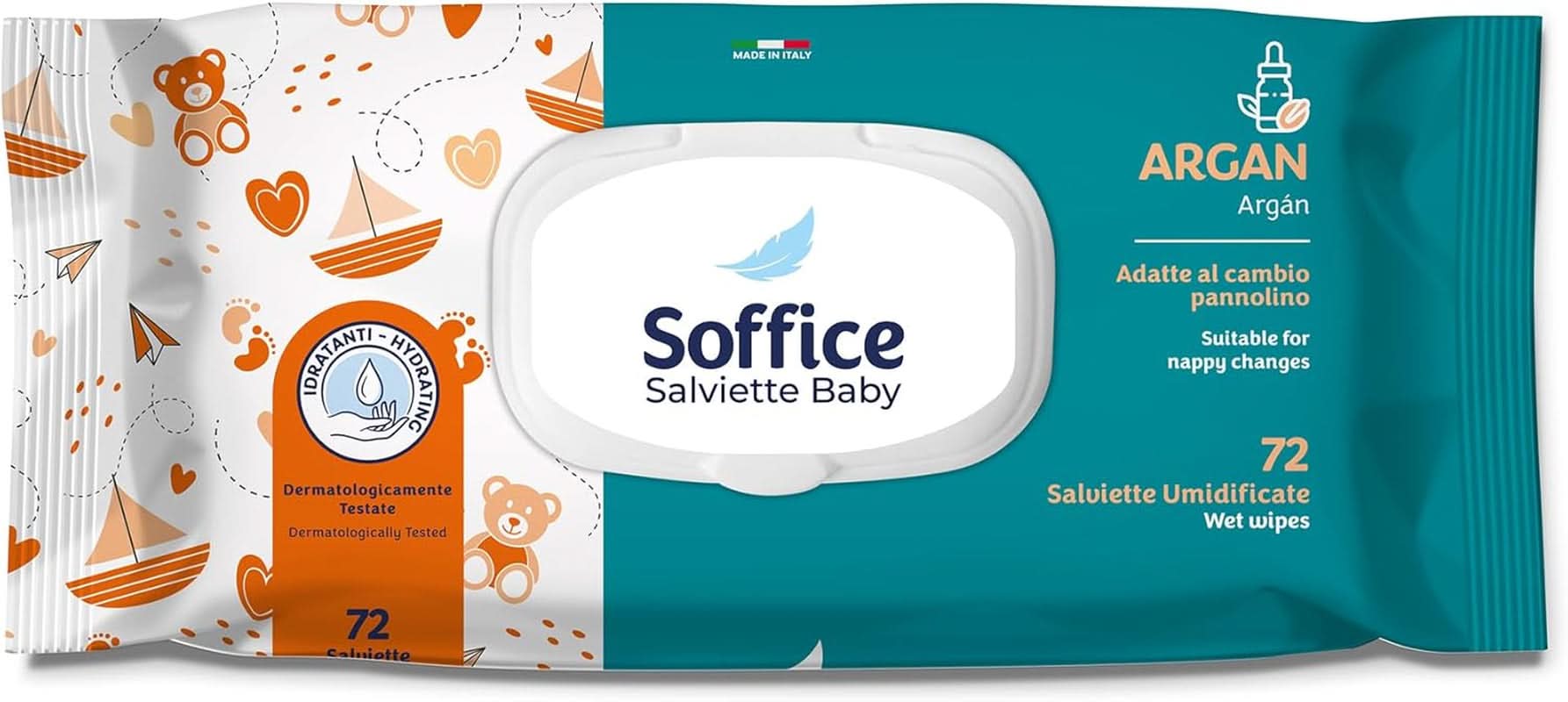 Feuchttücher Für Neugeborene, 72 Stück, Pop-Up Argan – Zubehör och produkter för Die Hygiene Des Babys, Ideal Für Diadelwechsel Und Kindergarten – Baby Wipes Sanft Und Reinigend – 12 Packungen Naty Shop