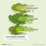 Raab Vitalfood® Premium Bio Matcha Powder (30g) - Original från Japan, rent matchapulver utan tillsatser, finmalet, mild-bitter smak, grönt tepulver, vegan, teceremoni