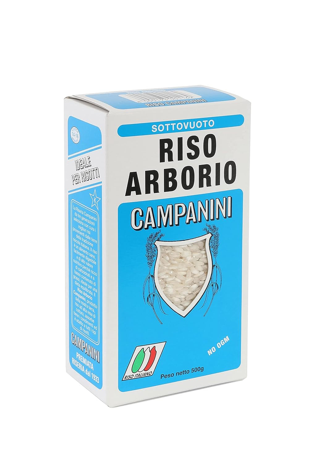 ‎Risera Campanini Risotto Ris 500 g – Italiensk Risotto Ris, Arborio Riso Ris, Krämig Risotto