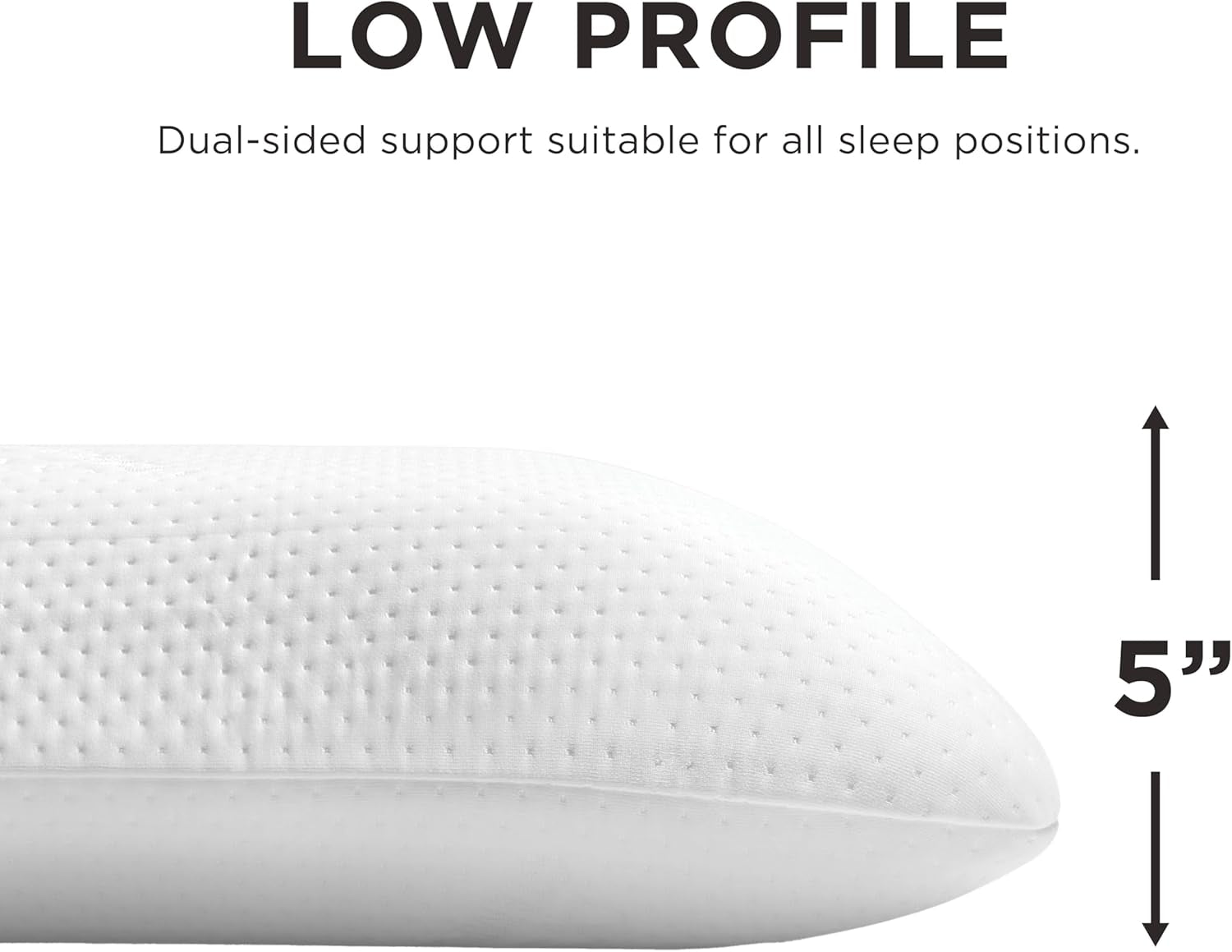 TEMPUR-PEDIC Symphony Kudde Tillverkad av memory foam, Lyxig, Mjuk, Standard, Vita Standardkuddar Naty Shop