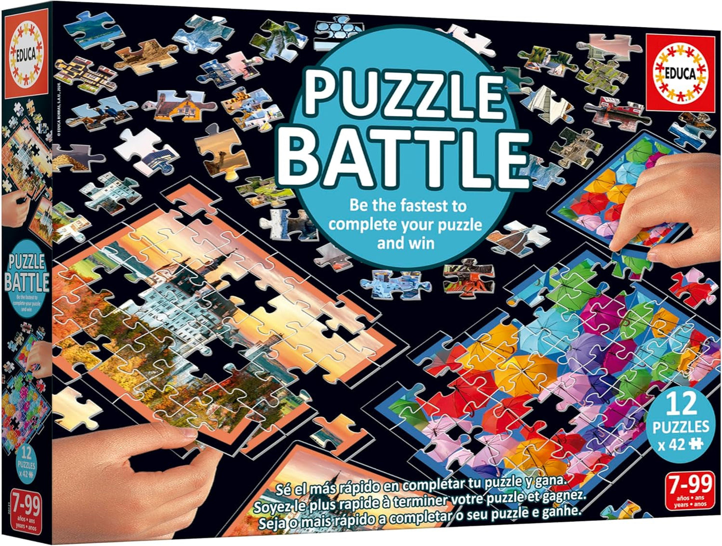 Educa - Pussel Battlescapes. En autentisk strid mellan bitarna | Var den första att slutföra pusslet för att bli vinnaren. Från 7 år (20121) Puzzle Naty Shop