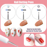 10 Stück Nagel-Art-Pinsel, Nagel-Gel-Nagellack-Malpinsel, Zeichenstift, Nagel-Liner-Pinsel Och Nagel-Dotting-Stift Für Gel-Nagellack, DIY, Maniküre, Salon Zu Hause