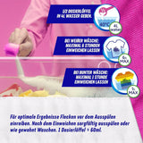 Vanish Oxi Action Powder Pink - 1,125 kg - klorfritt fläckborttagning och tvättförbättringspulver - för färgad tvätt Tvättmedel Naty Shop