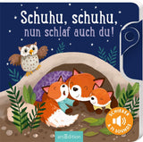 Shoo, shoo, nu sover du också!: Skjutreglage och 11 ljud | En innovativ bok med reglageljud för små över 18 månader Baby Toys Naty Shop Book