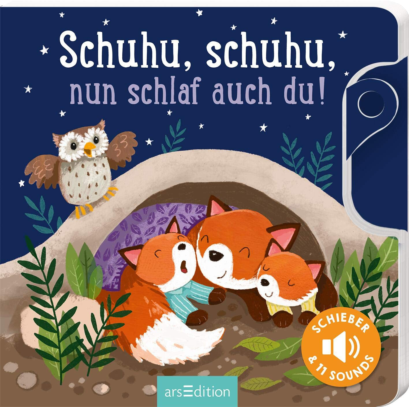 Shoo, shoo, nu sover du också!: Skjutreglage och 11 ljud | En innovativ bok med reglageljud för små över 18 månader Baby Toys Naty Shop Book