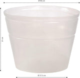 Dehner grytstöd, flexibelt, Ø 40 cm, höjd 31 cm, plast, transparent
