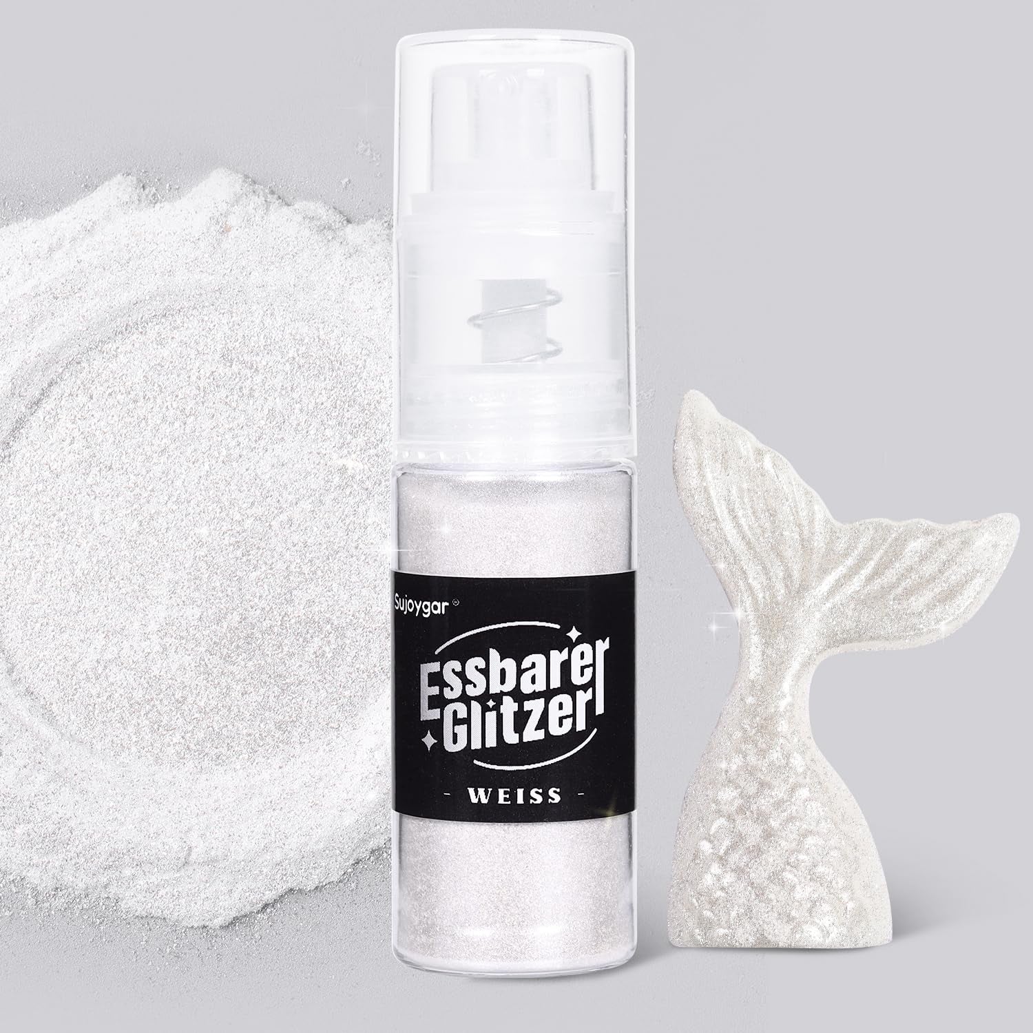 Ätbart Glitter - 10G, Rose Gold Drink Glitter, Ätbart Glitter Pulver, Matfärgningspulver, Guldpulver, Metalliskt Glitterpulver, Glitter Spray för Cocktails, Choklad, Kakor, Fondant