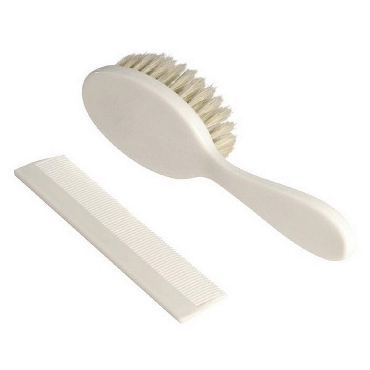 315005 Vit plastkam och borste Barn - Bad och hudvård Naty Shop Standardtitel