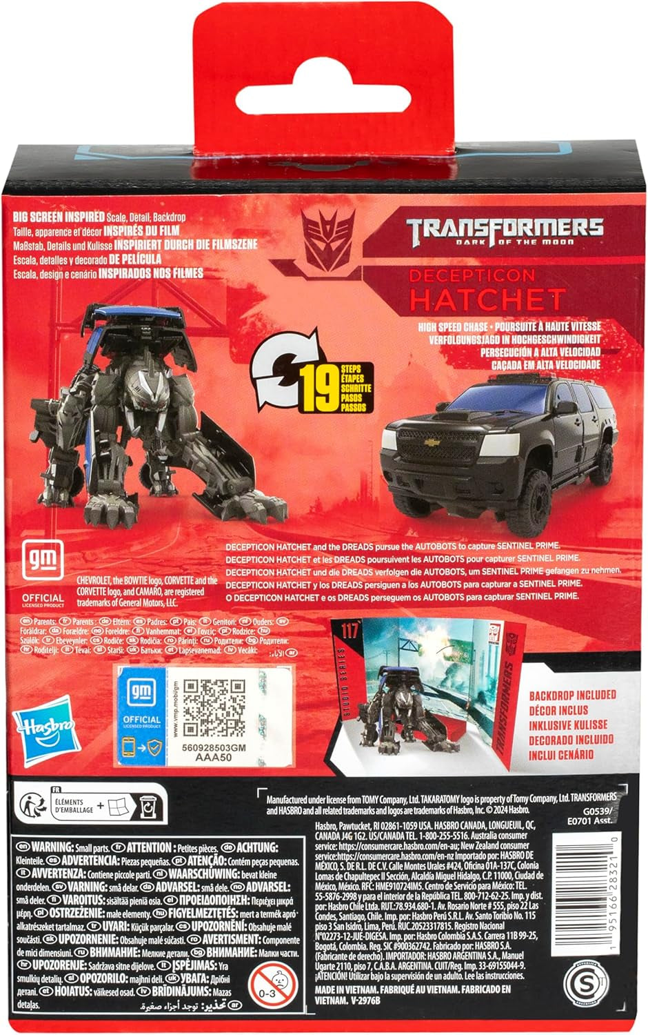 Transformers Studio Series Deluxe-Class Transformers: The Dark Side of the Moon 94 Decepticon Hatchet Actionfigur Actionfigurer Naty Shop