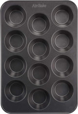 Tefal Airbake J2555014 Muffinform, Antihaftbeschichtung, Karbonstahl, Braun, 29 X 41 Cm Formar och plåtar för bakning Naty Shop