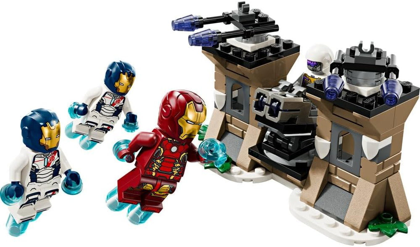LEGO Marvel Iron Man & Iron Legion vs. Hydra Soldier, Avengers Byggleksak, Kreativt lekset för barn och superhjältefans, Present för pojkar och flickor 6 år gamla 76288 Byggset Besuche den LEGO-Store