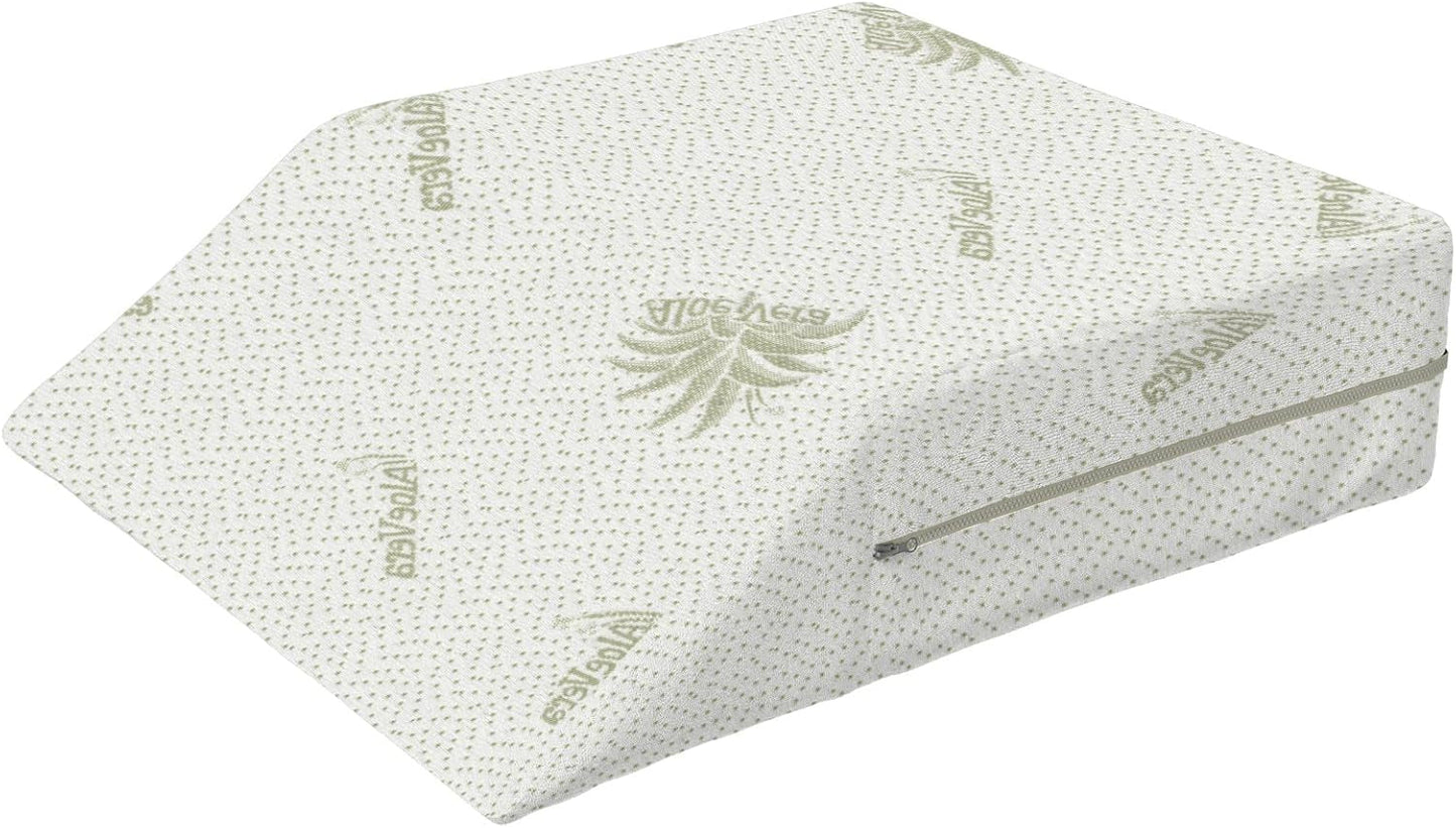 Italiensk sängkläder Avtagbar fotstödskudde Aloe 61X50X17Cm Naty Shop Standardkuddar Standardtitel