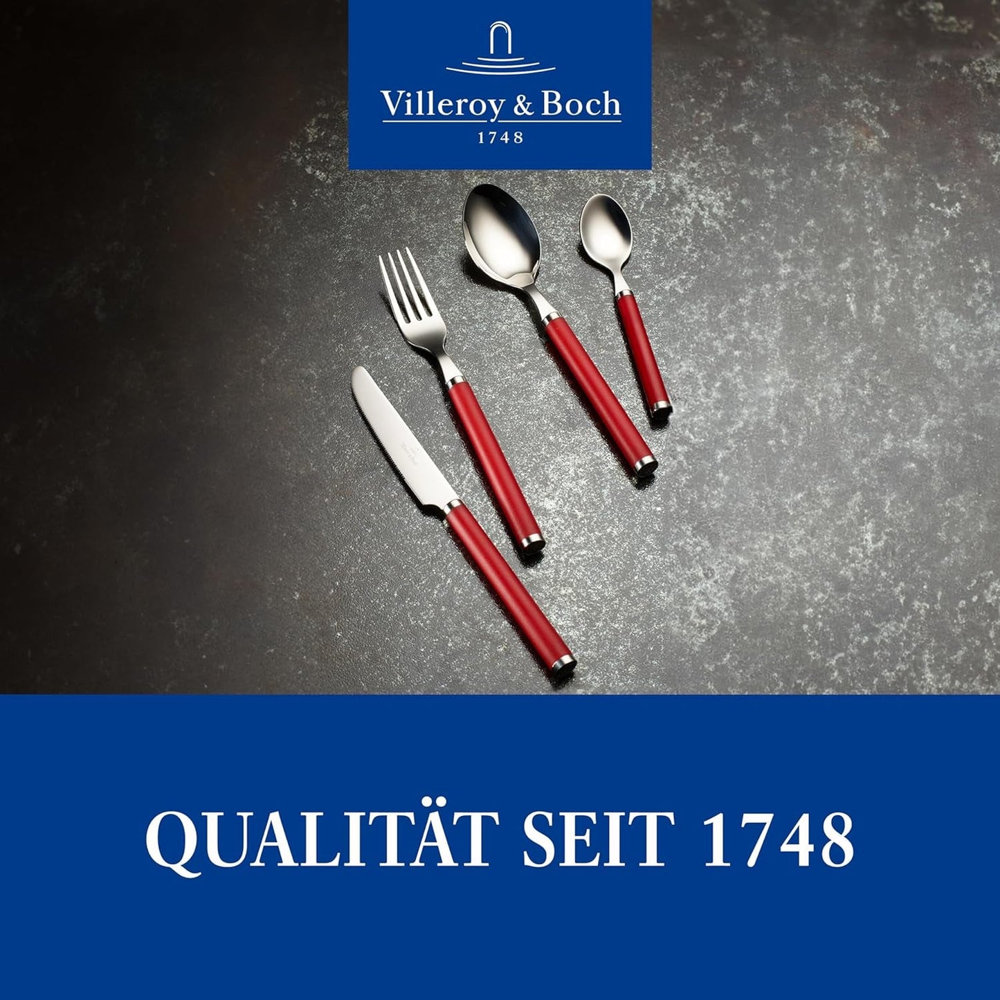 Villeroy & Boch - Spela! Red Roses bestickset 30 delar Kitchen Naty Shop