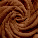Soleil D'Ocre, flanellfilt, 180 X 220 Cm, Calin Terra Täcken och täcken Naty Shop