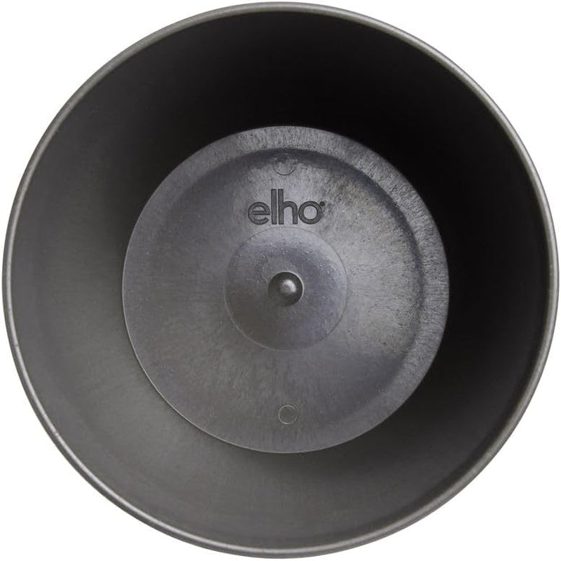 elho The Coffee Collection, rund inomhuskanna, 18 cm, gjord av kaffesump och återvunnen plast - brun/espressobrun